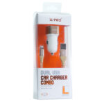 X-PRO Dual USB Car Charger (iPhone)